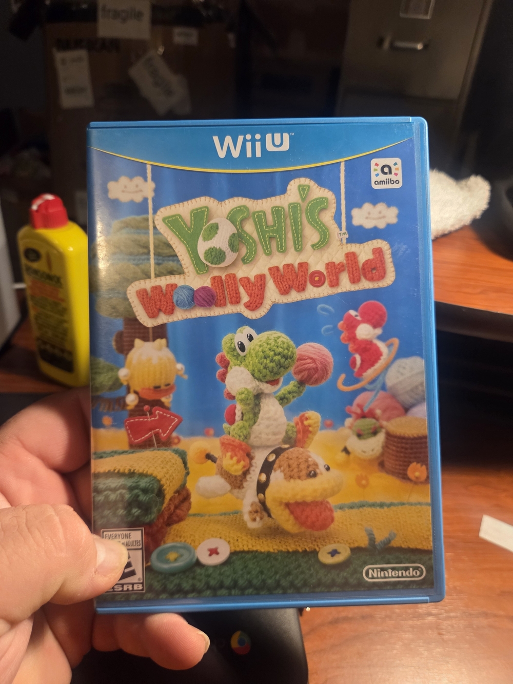 Video game case back